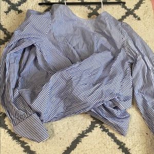 NWT open back Zara shirt